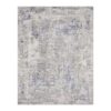 Ethereal mist custom tufted rug, 6x9 feet, lavender and gray New Zealand wool