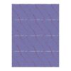 Custom tufted wool rug with red wavy lines on lavender purple background, 9x12 feet