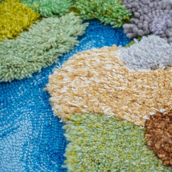 Custom Green Moss Rugs, Meadow Lake - Image 2