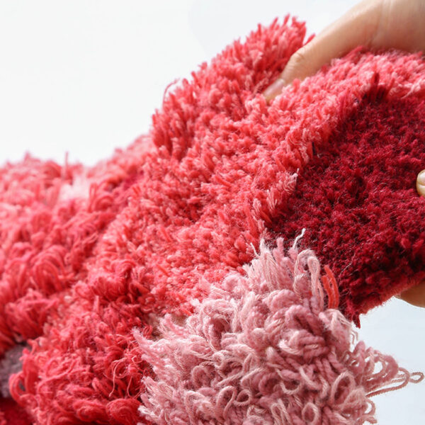 Custom Round Moss Rugs Red - Image 2
