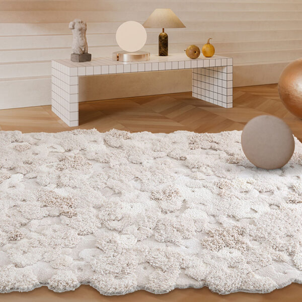 Custom Rectangular Moss Rugs White - Image 5